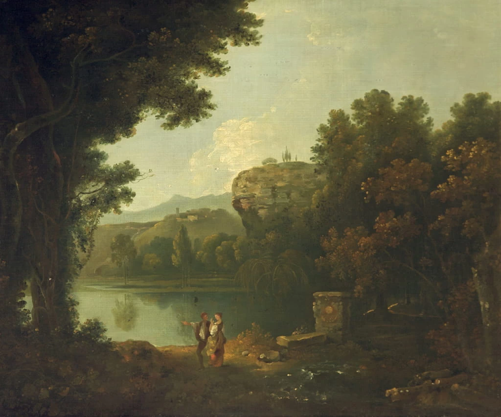 Sul Tevere vicino a Roma - Gloucester City Museum and Art Gallery, Gloucestershir